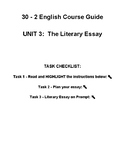 A Complete Guide to The 30-2 English Literary Essay