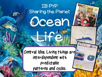 Preview of A Complete IB PYP Science Unit of Inquiry of Ocean Life