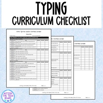 Preview of A Complete Typing Instructional Resource for Special Education