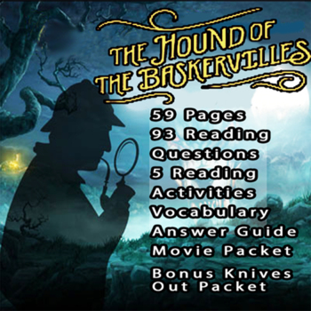 Preview of A Complete Unit for Sherlock Holmes The Hound of the Baskervilles