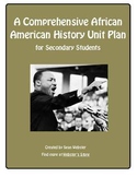 A Comprehensive African American History Unit Plan