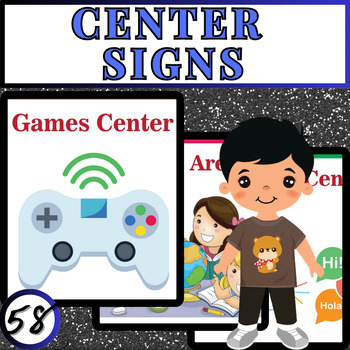 Preview of A Comprehensive Collection of Center Signs for Dynamic Classrooms