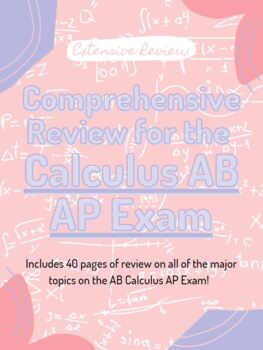 Preview of A Comprehensive Review for the Calculus AB AP Exam
