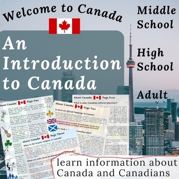 Preview of A Concise Introduction to Canada - History, Canadian People, Culture and more!