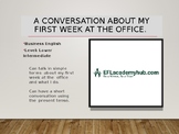 A Conversation About My First Week At Work - Business - Pr