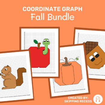Preview of A Coordinate Graph Mystery Picture Bundle: Fall Fun