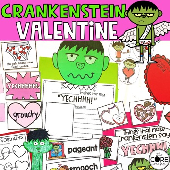Preview of A Crankenstein Valentine Read Aloud - Valentine's Day - Reading Comprehension