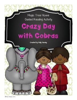 Preview of A Crazy Day With Cobras-The Magic Tree House Guided Reading Activity
