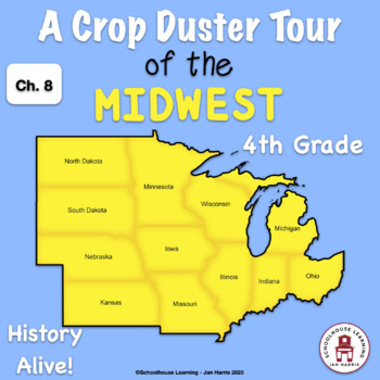 Preview of A Crop Duster Tour of the Midwest Ch. 8 Task Cards - History Alive!