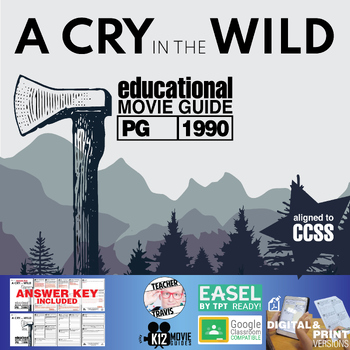 Preview of A Cry in the Wild Movie Guide | Questions | Worksheet (PG - 1990) [Hatchet]