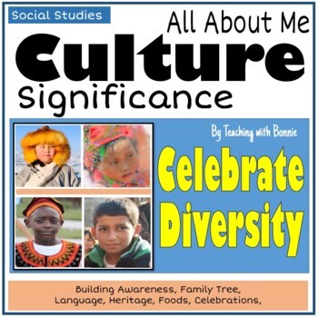 Preview of All About Me: Grade 2: Cultural Perspective: Who am I?: Diversity
