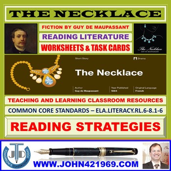 Preview of THE NECKLACE - STORY COMPREHENSION - TASKS AND EXERCISES