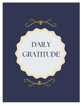 Preview of A Daily Gratitude Journal for Teachers, Coloring Quotes and Planner Page Prompts