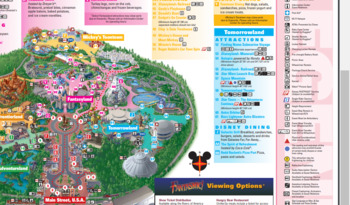 Preview of A Day at Disneyland California Map Activity