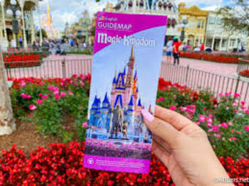 Preview of A Day at Magic Kingdom Disney World Map Activity