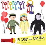 A Day at the Zoo / Zoo Animals Clip Art Set