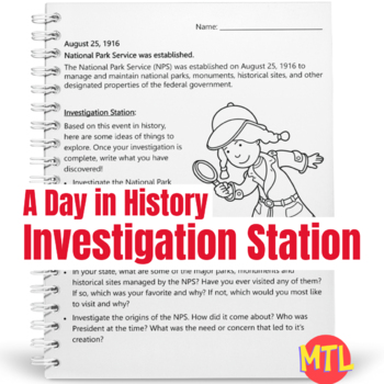 Preview of A Day in History – Investigation Station | August 25 – National Park Service