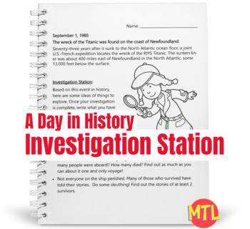 Preview of A Day in History – Investigation Station | September 1 – Titanic Found