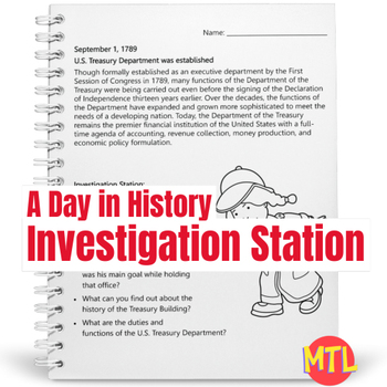 Preview of A Day in History – Investigation Station | September 2 – US Treasury Department