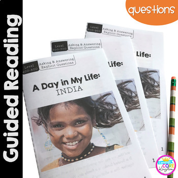 Preview of A Day in My Life: India - Differentiated Guided Reading (Ask & Answer Questions)