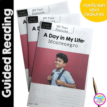 Preview of A Day in My Life: Montenegro- Differentiated Guided Reading (Text Features)