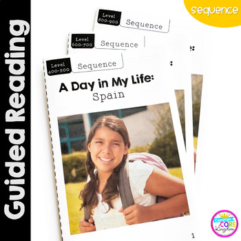 Preview of A Day in My Life: Spain- Differentiated Guided Reading (Sequence)