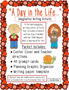 Preview of "A Day in the Life" Imaginative Writing Activity