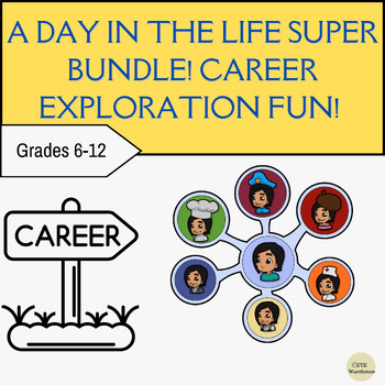 Preview of A Day in the Life SUPER Bundle! Career Exploration!