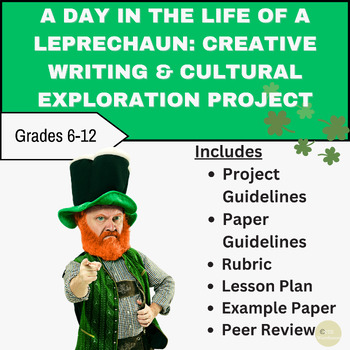 Preview of A Day in the Life of a Leprechaun: Creative Writing Cultural Exploration St Pats