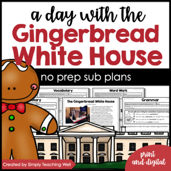 Preview of A Day with the Gingerbread White House | Digital and Print