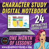 A Deep Study of Character: Digital Interactive Notebook (G