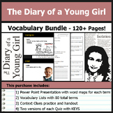 A Diary of a Young Girl - Vocabulary Lists, PowerPoints, Q