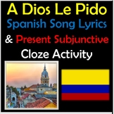 A Dios le Pido - Spanish Song Lyrics and Cloze Activity - Juanes