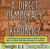 A Direct Democracy or a Republic? Analyze Two Sources! A P