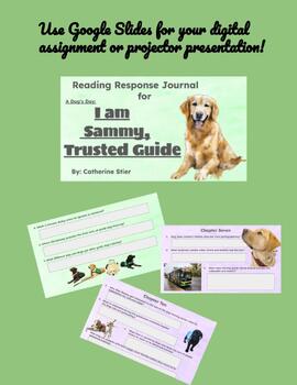 Preview of A Dog's Day: Sammy, Trusted Guide Dog,  Discussion Questions on Slides