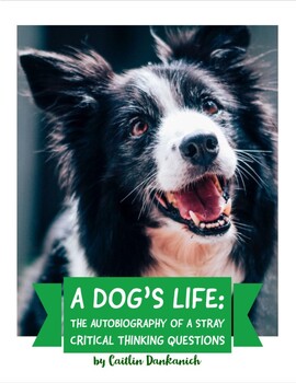 Preview of A Dog's Life: The Autobiography of  Stray Critical Thinking Questions