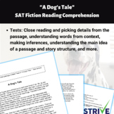 A Dog's Tale SAT Fiction Reading Comprehension Worksheet