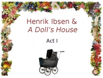 Preview of A Doll's House, Act I Power Point lecture/curriculum notes