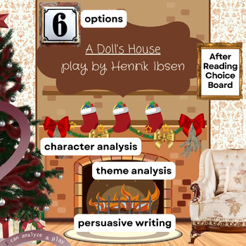 Preview of A Doll's House After-Reading Choice-Board EOC TEST prep fun characterization