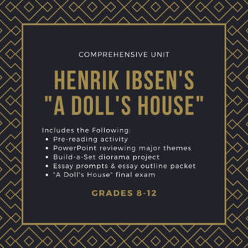 Preview of A Doll's House Comprehensive Unit