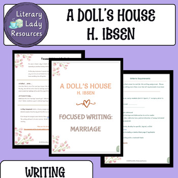 Preview of A Doll's House / Ibsen / Focused Writing: Marriage