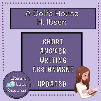 Preview of A Doll's House / Ibsen / Short Answer Assessment FREEBIE (UPDATED)