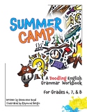 Preview of A Doodling English Grammar Workbook for Grades 6, 7, & 8