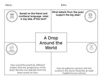 Preview of A Drop Around the World - Depth and Complexity Icons