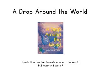 Preview of A Drop Around the World-Map Drop's Travels