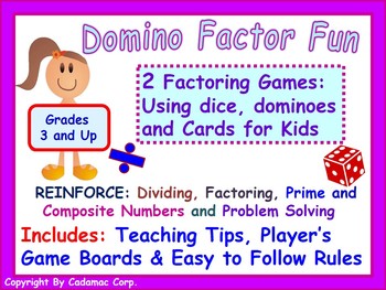 Preview of Factoring Math Games For Every Day