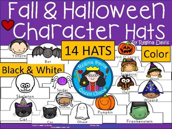 A+ Fall and Halloween Character Hats