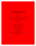 A Farewell to Arms Unit