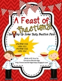 A Feast of Fractions Classroom or Hallway Hunt- CCSS Geome
