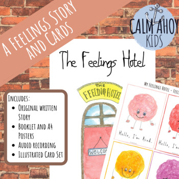 Preview of A Feelings Story & Card Set -Social Emotional Learning and Emotional Regulation